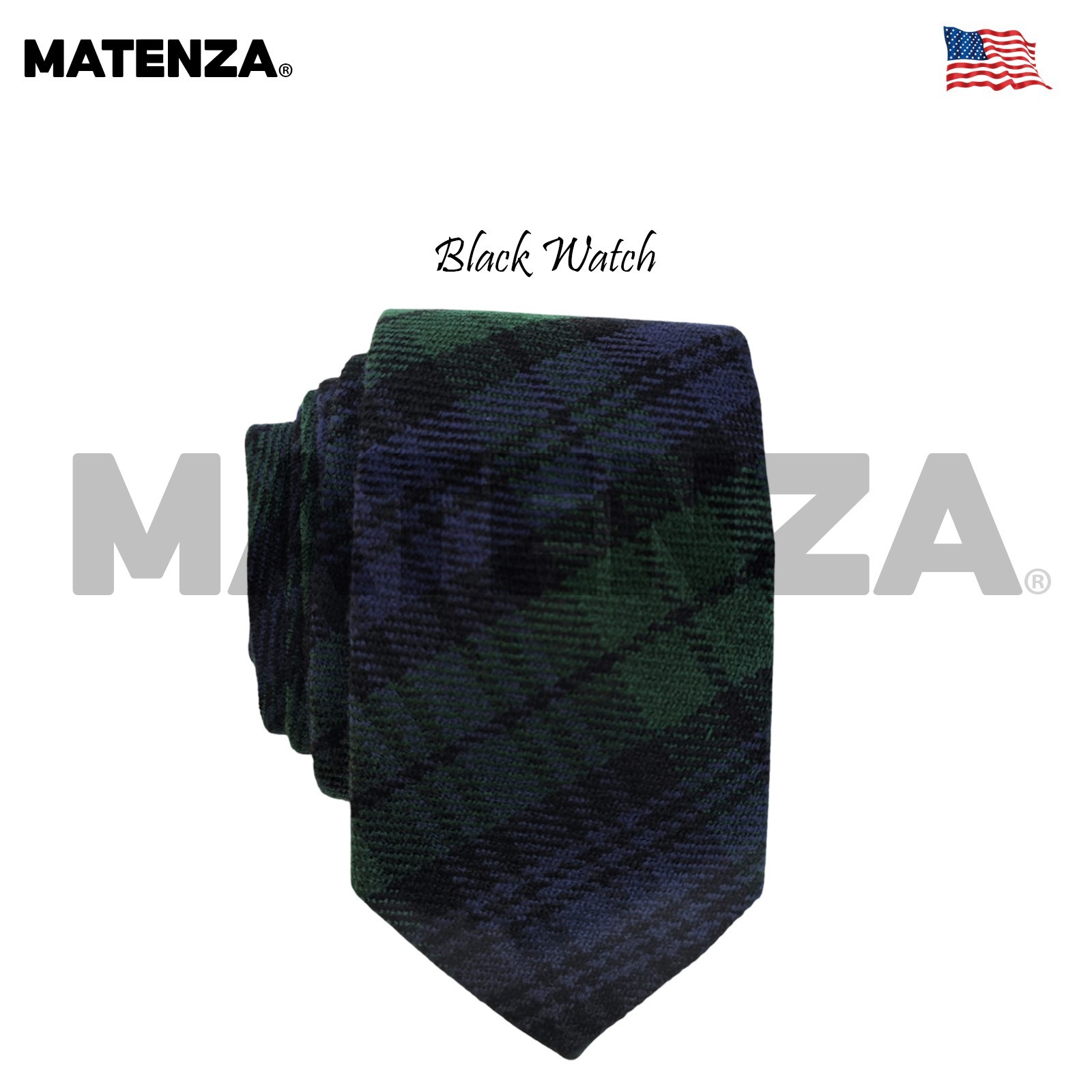 Black Watch Tartan Scottish Kilt Accessories 5Pc Highland Dress Set