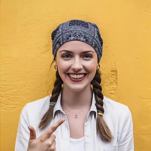 Cotton-Blend Bandana, Head Scarf, Headband, Head wrap, Hair Neck Scarf Fcs027