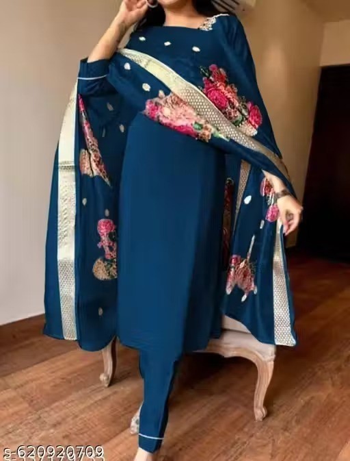 Indian Salwar Kameez Suit Readymade 3Pc Women Party Wear Dress Dupatta
