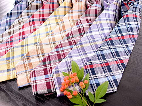 Men’s Tartan Plaid Woven Necktie