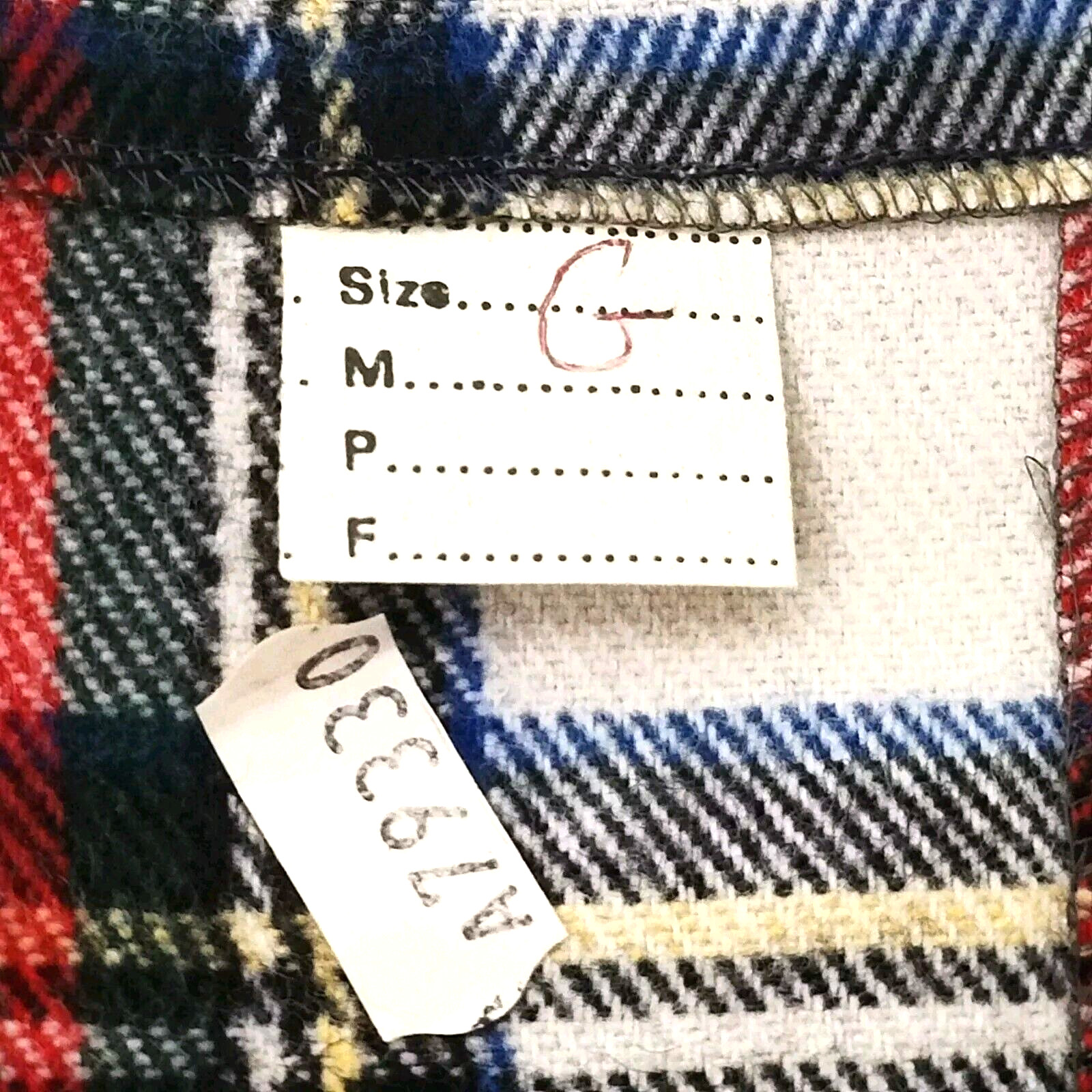 VTG Blarney Woolen Mills Ireland Youth Wrap Kilt Wool Size 30 Stewart Plaid NWT