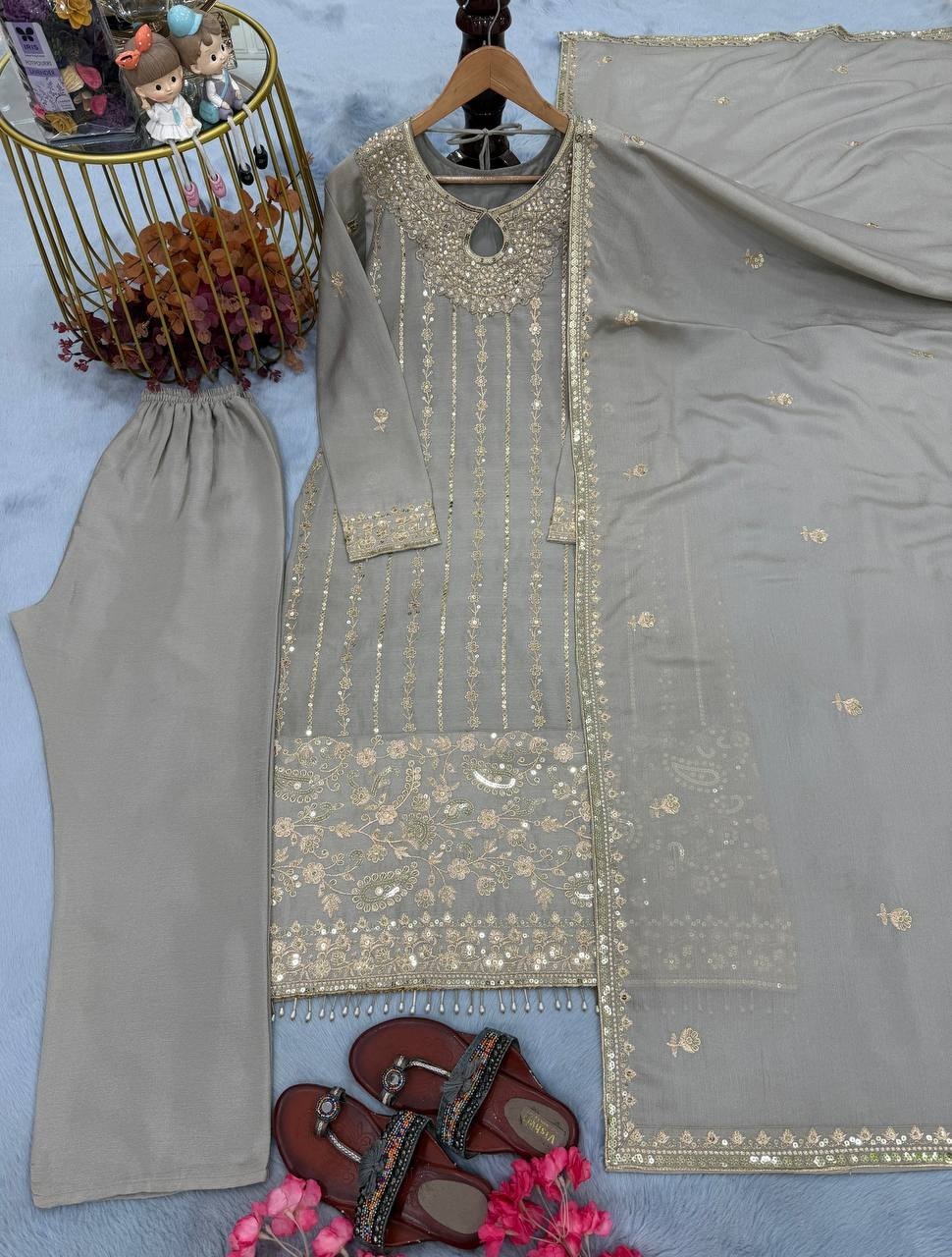 Pakistani Salwar Kameez Women Eid Dress Ready made Suits Wedding Party Bollywood