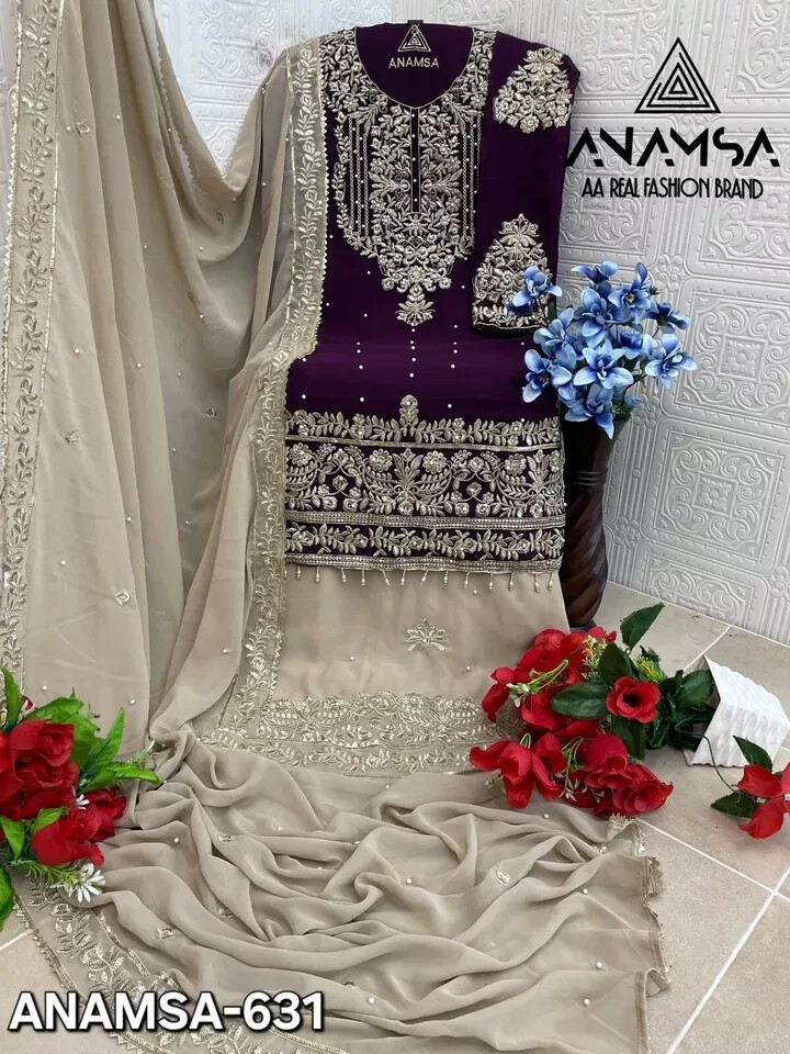 SALWAR KAMEEZ PAKISTANI INDIAN WEDDING PARTY WEAR DRESS BOLLYWOOD SUIT SHARARA