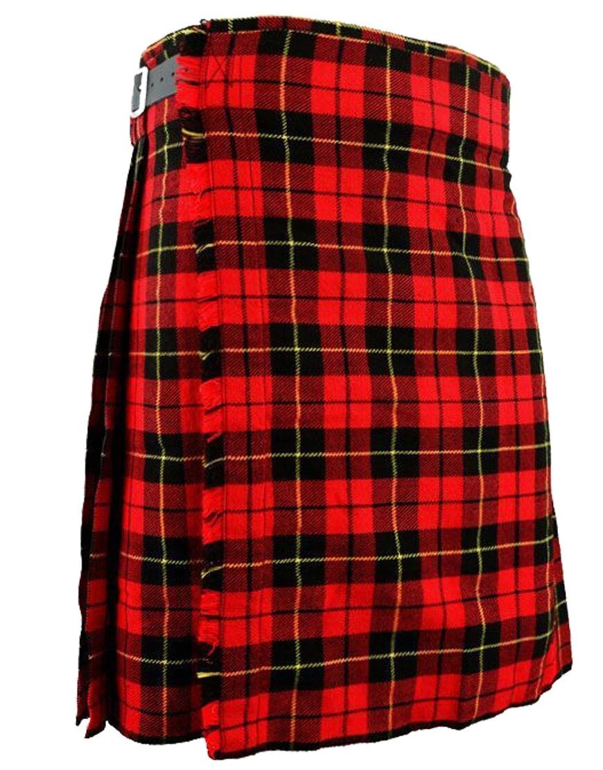 Scottish Kilt 5 Yard – Wallace Tartan | Heavyweight 16oz Fabric