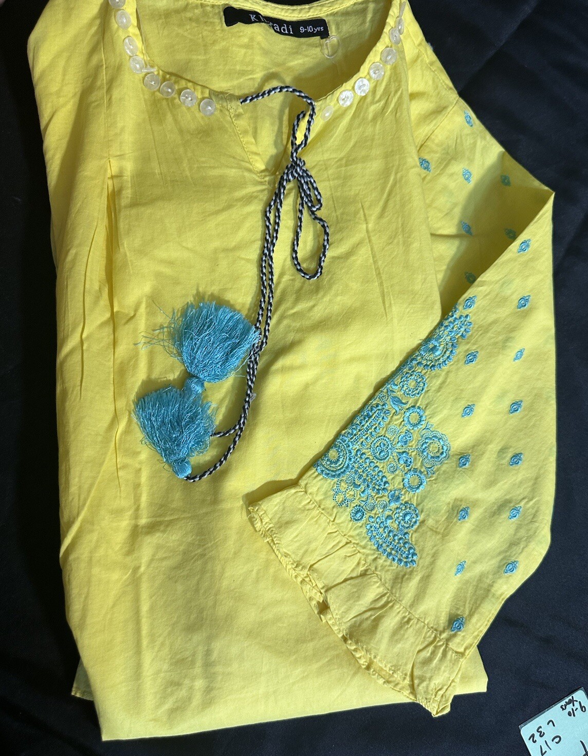 ‼️KHAADI BRAND BEAUTIFUL EMB KURTIS/SHIRT ONLY-Clearance – Many Sizes- $14 Only