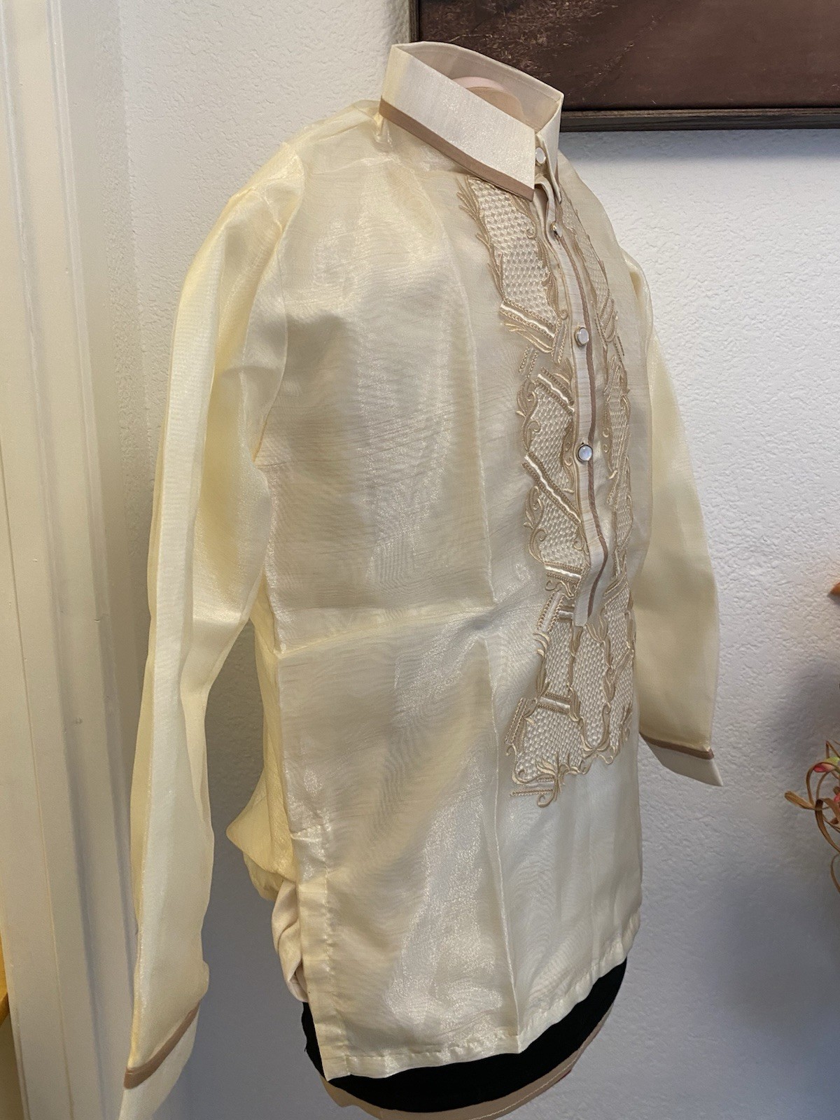 Barong Tagalog Size 20 Double Lining For Boys