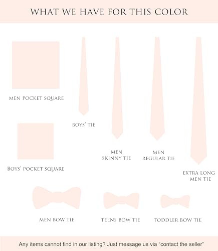 Pre-Tied Bow Ties, Formal Solid S – (0-5 yrs., babies, toddlers) 30 Blush Pink