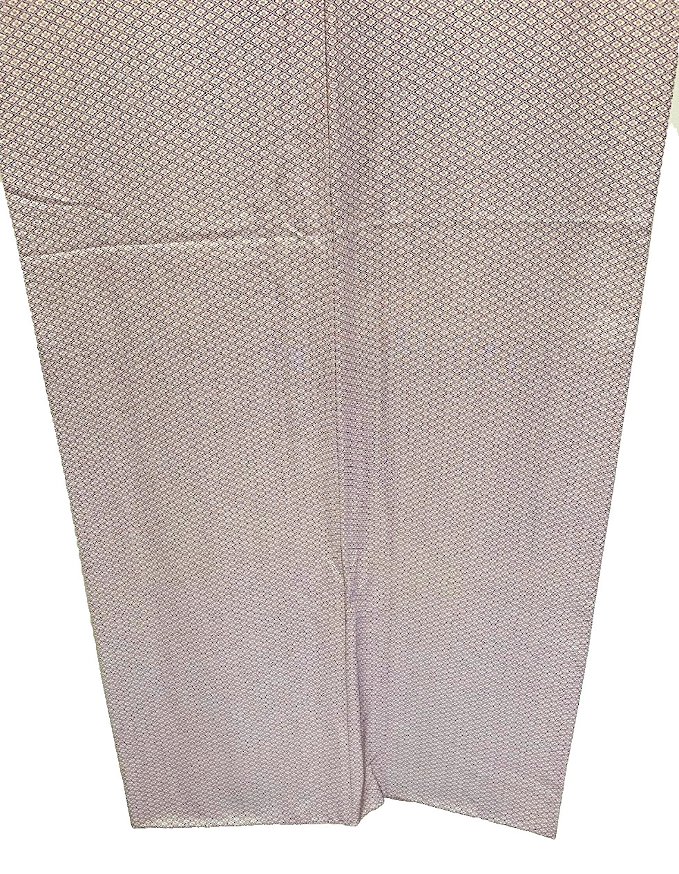 Vintage Komon Kimono Japan Silk Chirimen Edo Komon Katazome Royal Purple Yuki64