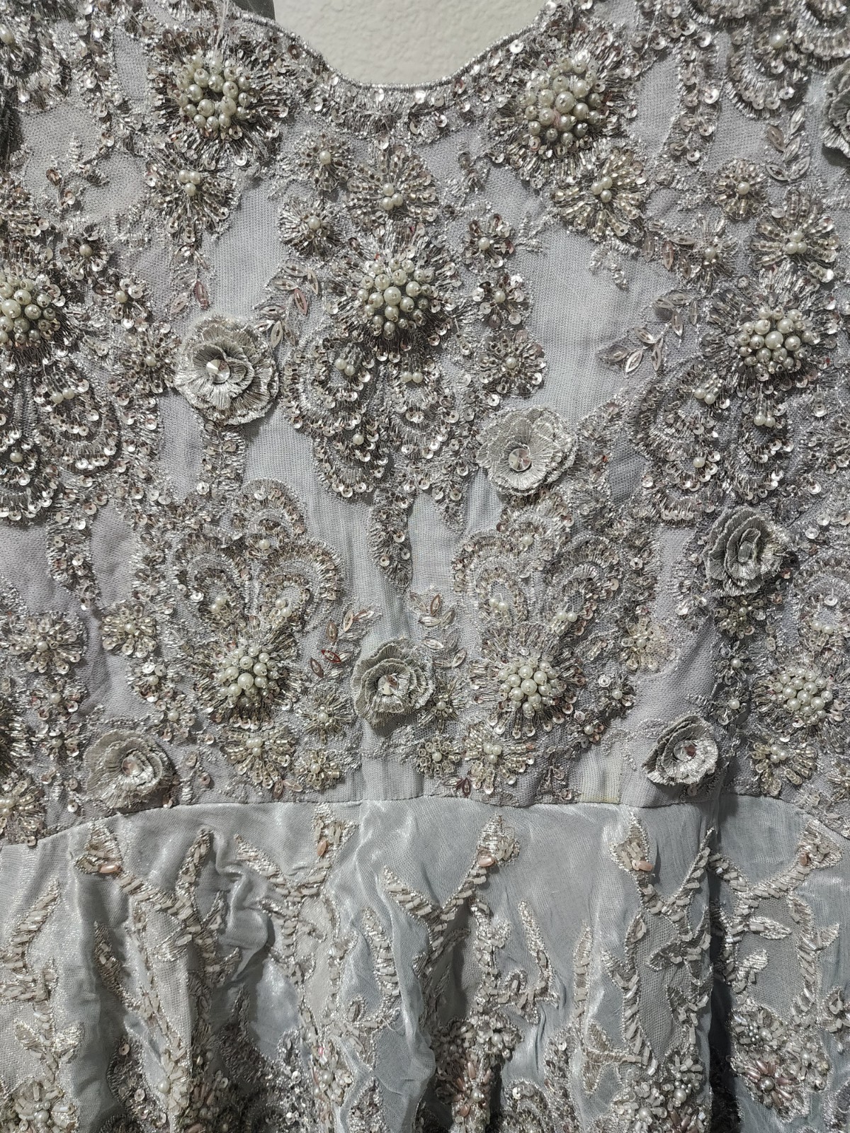 Pakistani Indian Wedding Formal Heavy Outfit Dress Medium Gharara Lehenga