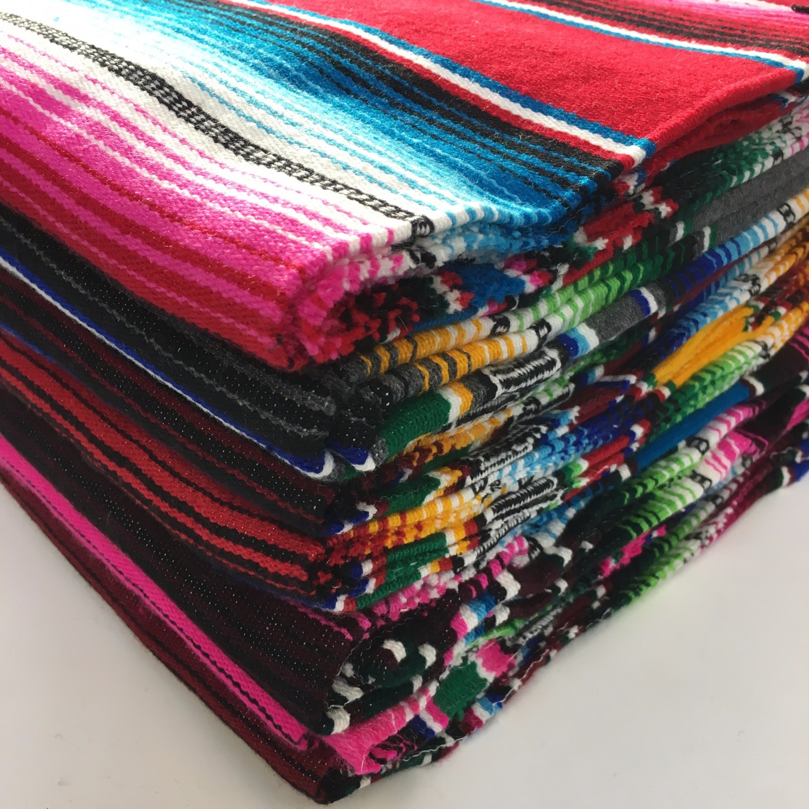 ADULT MEXICAN PONCHO SERAPE SALTILLO COSTUME FIESTA ONE SIZE FITS ALL Unisex