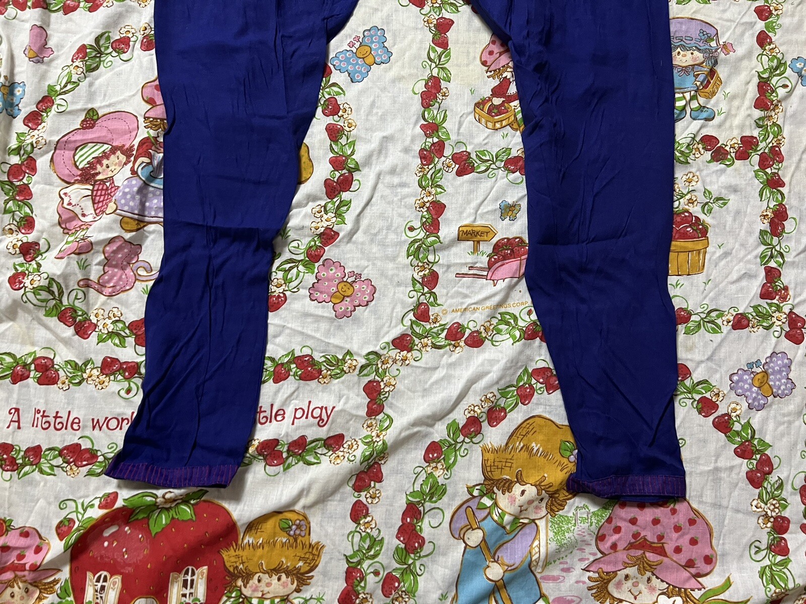 ladies royal blue purple bohemian split emboidered kameez dress set. Size 38