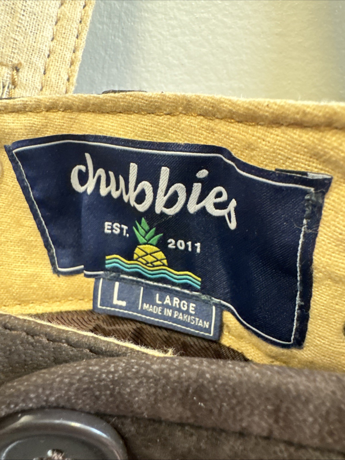 NWT Chubbies Mens Large Lederhosen Brown Suede Lamb Leather German Oktoberfest