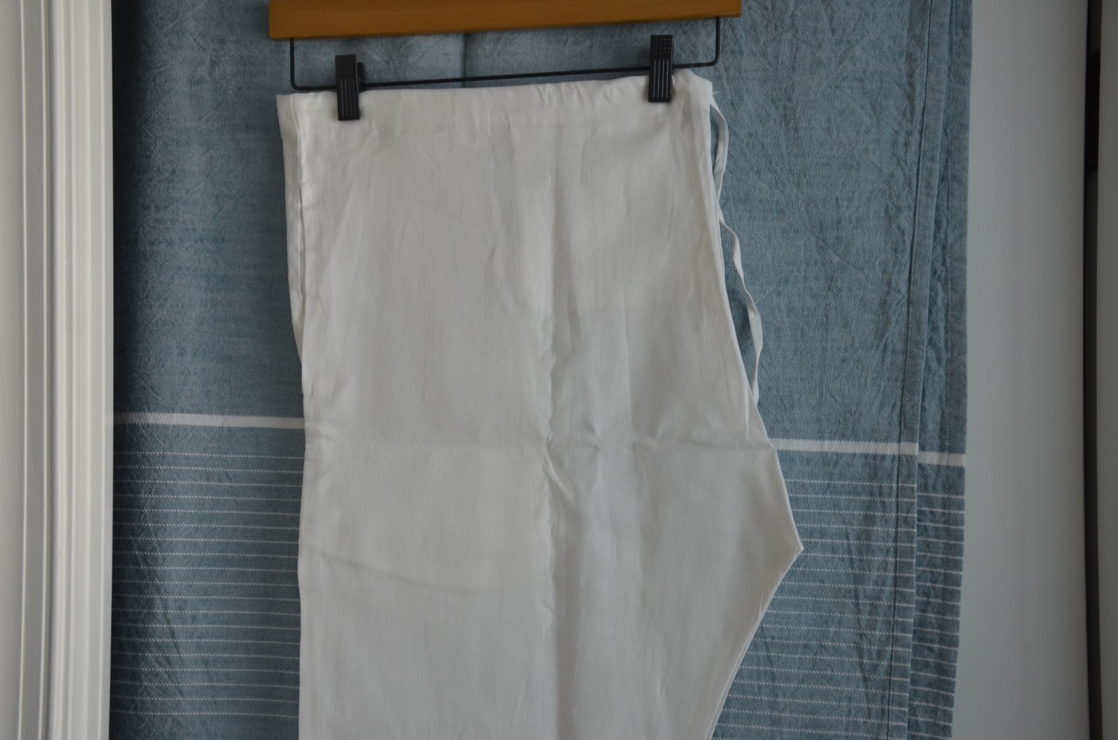 NWOT Mens Ethnic LINEN PYJAMA ONLY Traditional Wedding White Medium M 42