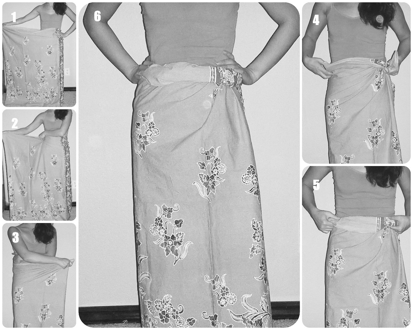 BEAUTIFUL Batik Skirt Sarong Sinh Thailand Laos Wrap Style-One Size-Choose Color