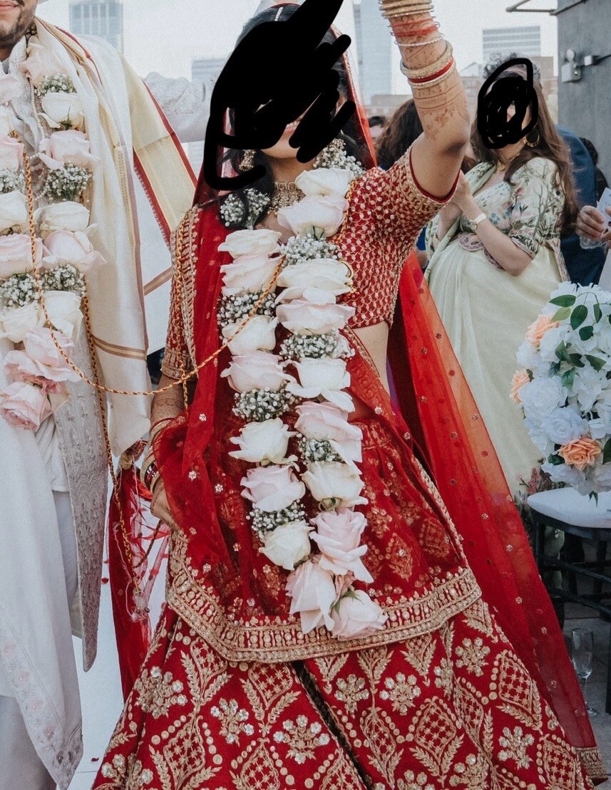 Red Bridal Custom Made Lehenga