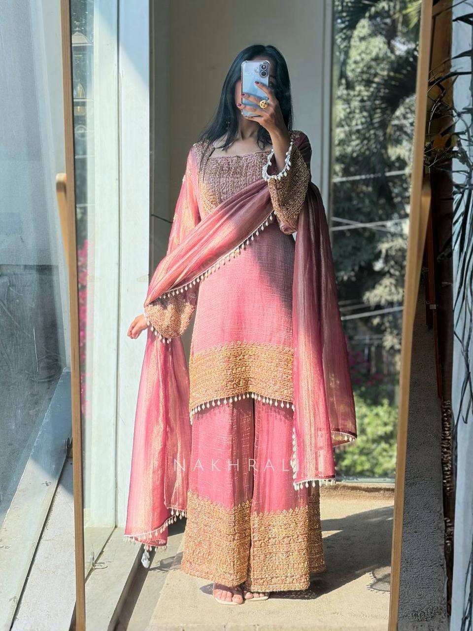 Crunchy Suits Pakistani Salwar Kameez Readymade Palazzo Bollywood Wedding Party