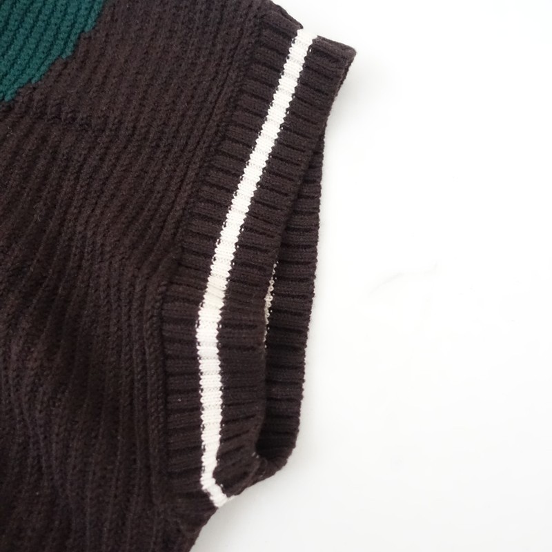 Traditional Weatherwear Wool-Blend Knit V-Neck Vest Size S