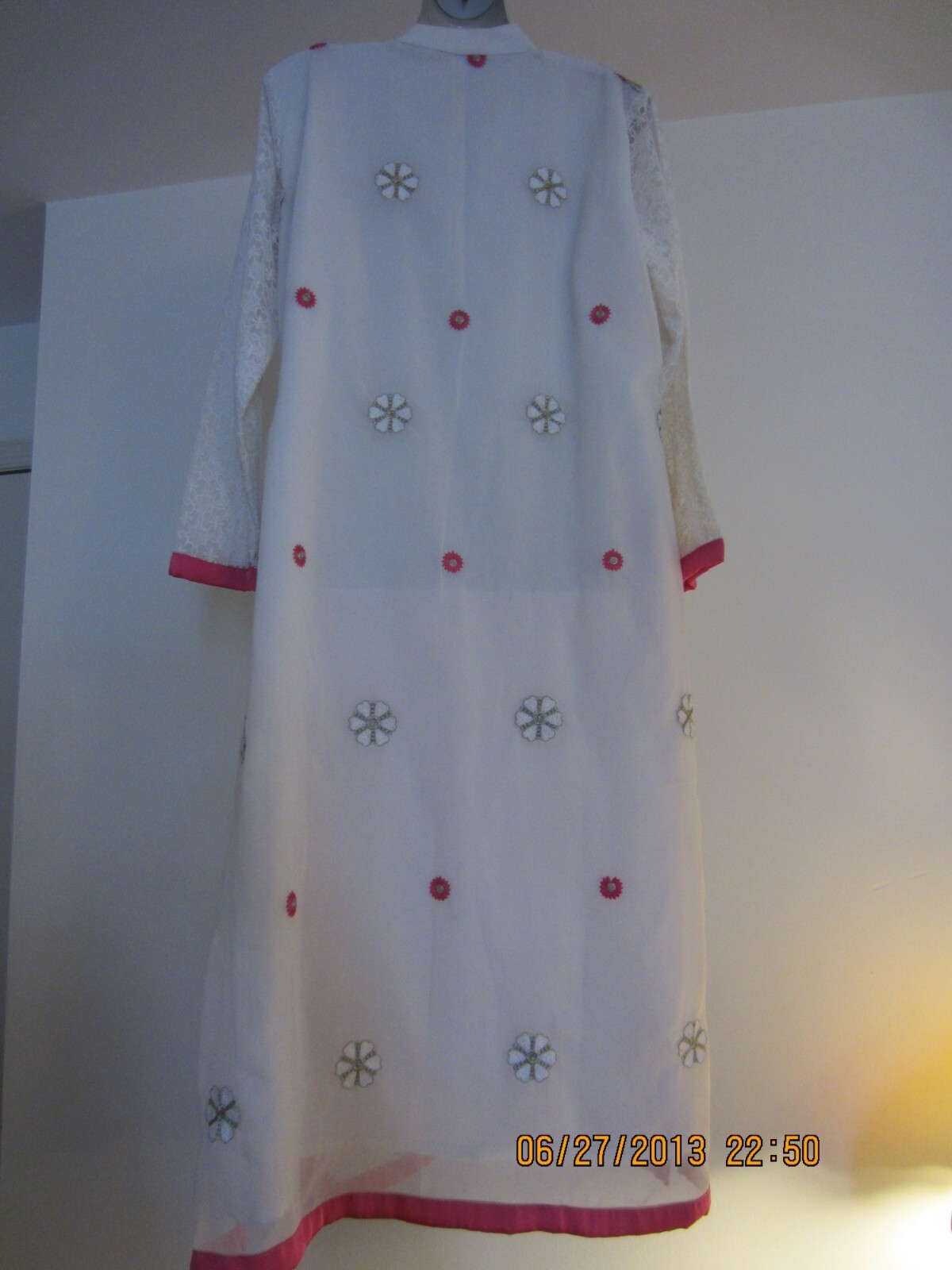 STITCHED SHIRT-GALA DESIGN (PUNJABI)-SPECIALLY EMBROIDERED GEORGETTE (15-12)