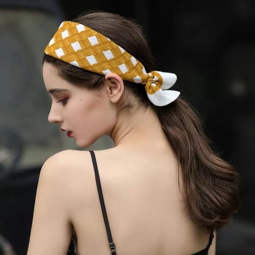 Cotton-Blend Bandana, Head Scarf, Headband, Head wrap, Hair Neck Scarf Fcs043