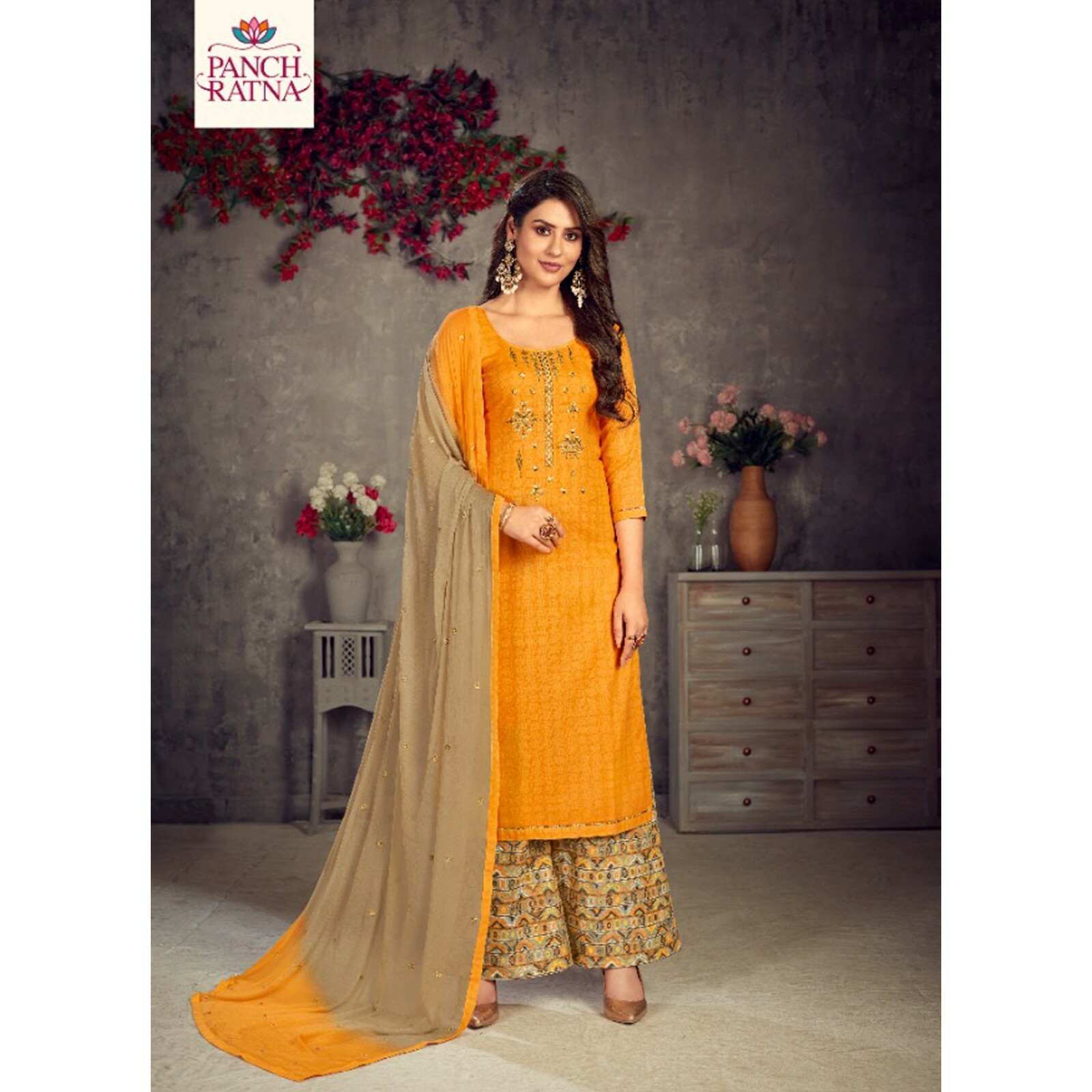 New Pakistani Indian Wedding Wear Salwar Kameez Dress Designer Palazzo Pant Suit