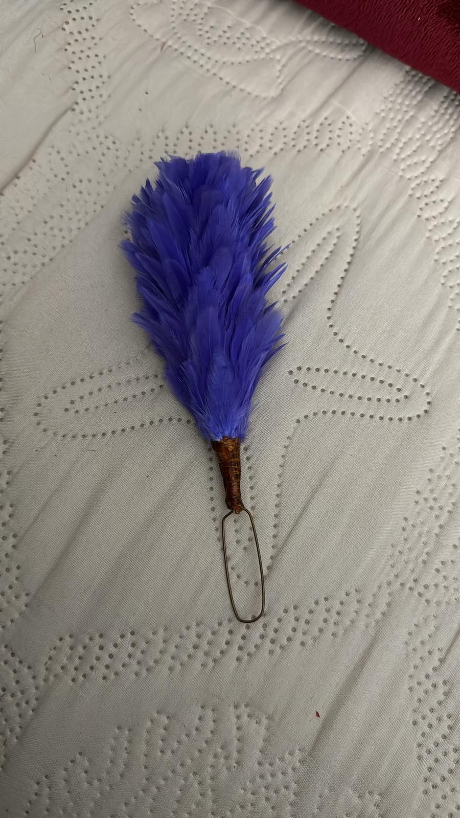 Glengarry Cap Feather Plume Hackle 6″/Balmoral Hat/Highland Head wear in Blue