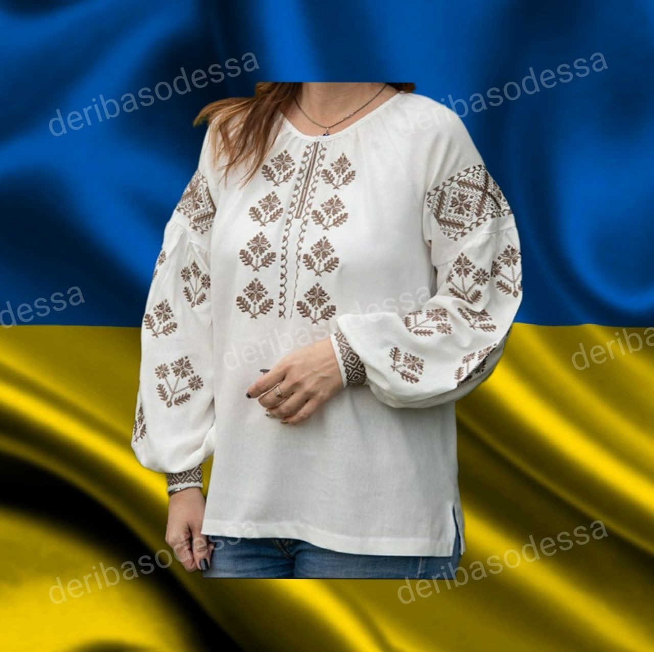 Traditional Ukrainian clothing,women’s embroidered blouse VyshyvankaS,M,L XL,2XL