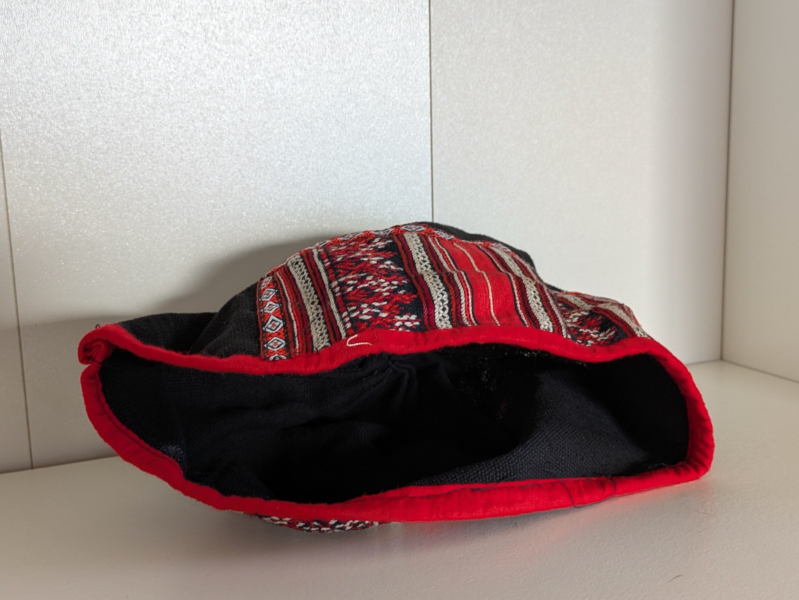 Lot of 4 Sapa Vietnam Ethnic Hats Hmong Red Dao | 1 Adult Size + 3 Youth/Small