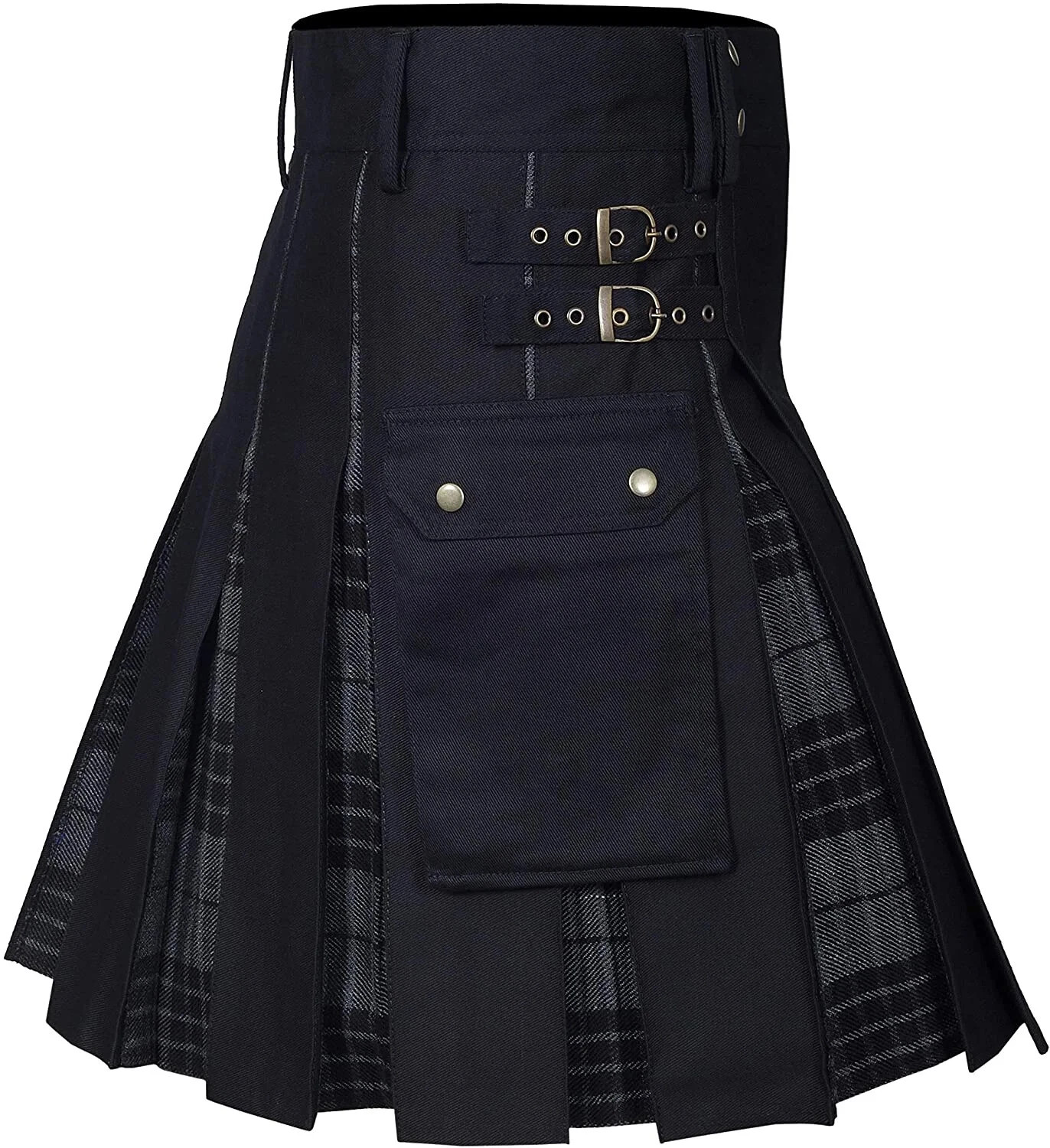 Kilts Men’s Utility Kilt for Men Modern Hybrid Cotton & Tartan Kilts Scottish