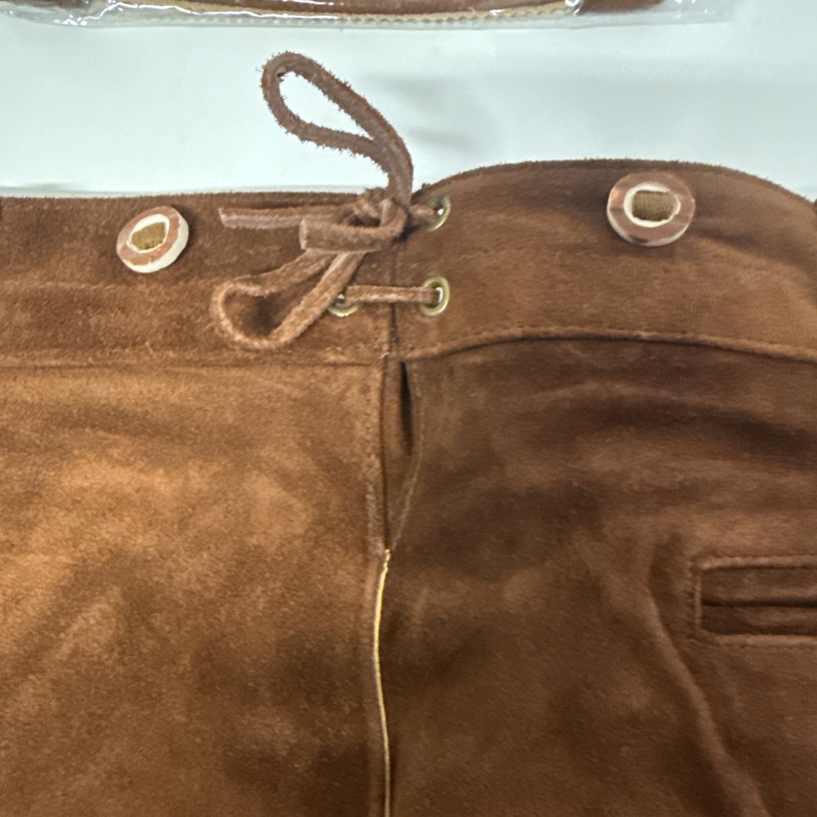 1 Pair Brown Suede Schoneberger Trachten Couture Short Set Lederhosen