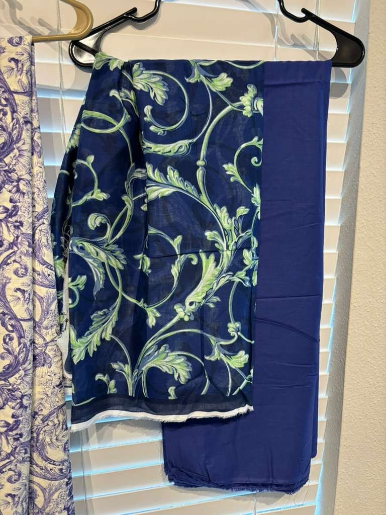 New Pakistani Shalwar Kameez Almirah Un Stitched 3 Piece