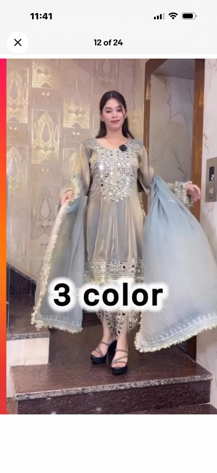 DRESS BOLLYWOOD SUIT PAKISTANI INDIAN WEDDING DHOTI TOP SALWAR KAMEEZ PARTY WEAR