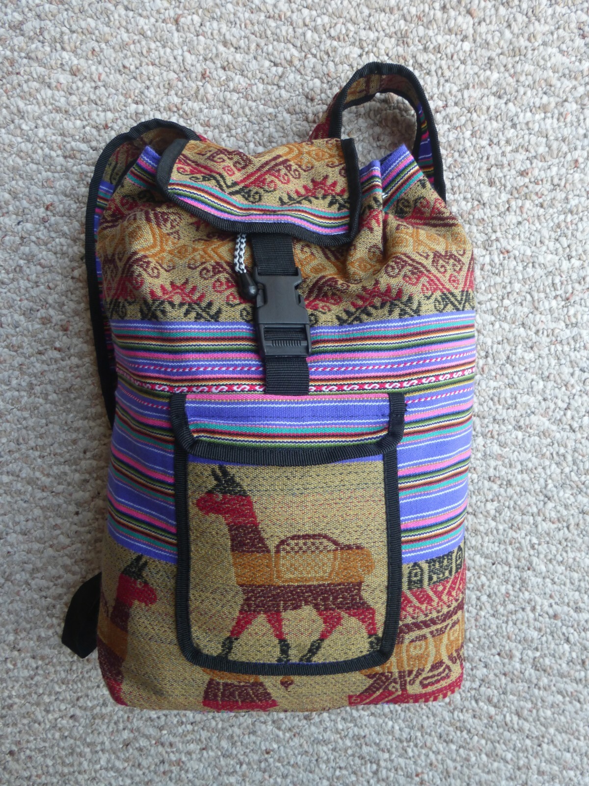 Peruvian Andean Fabric Back Pack