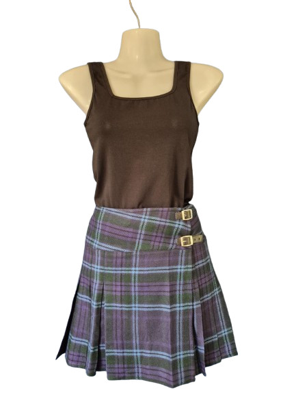 KILT – Ladies Acrylic Wool “Spiri of Scotland”, 2 strap, Size 28″ Size 10