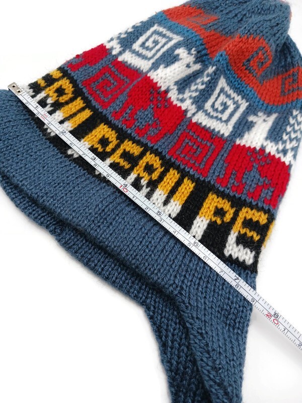Handmade Chullo for kids – Peruvian Warmer hat for Winter knitting in Woll