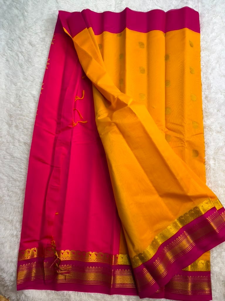 Traditional Handloom Gadwal Silk Saree