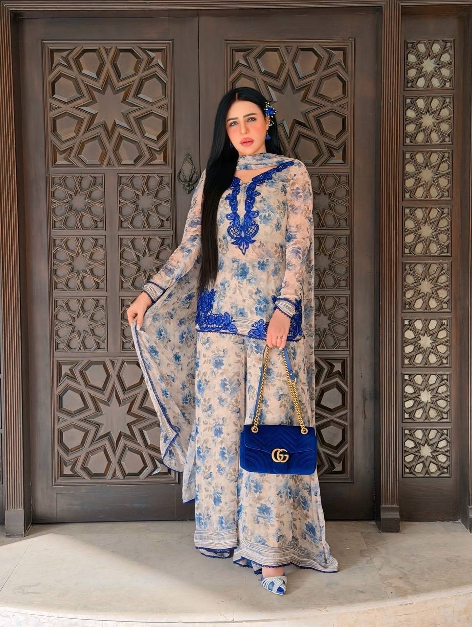 Salwar Kameez Pakistani Indian Wedding Party Wear Dress Bollywood Palazzo Suit