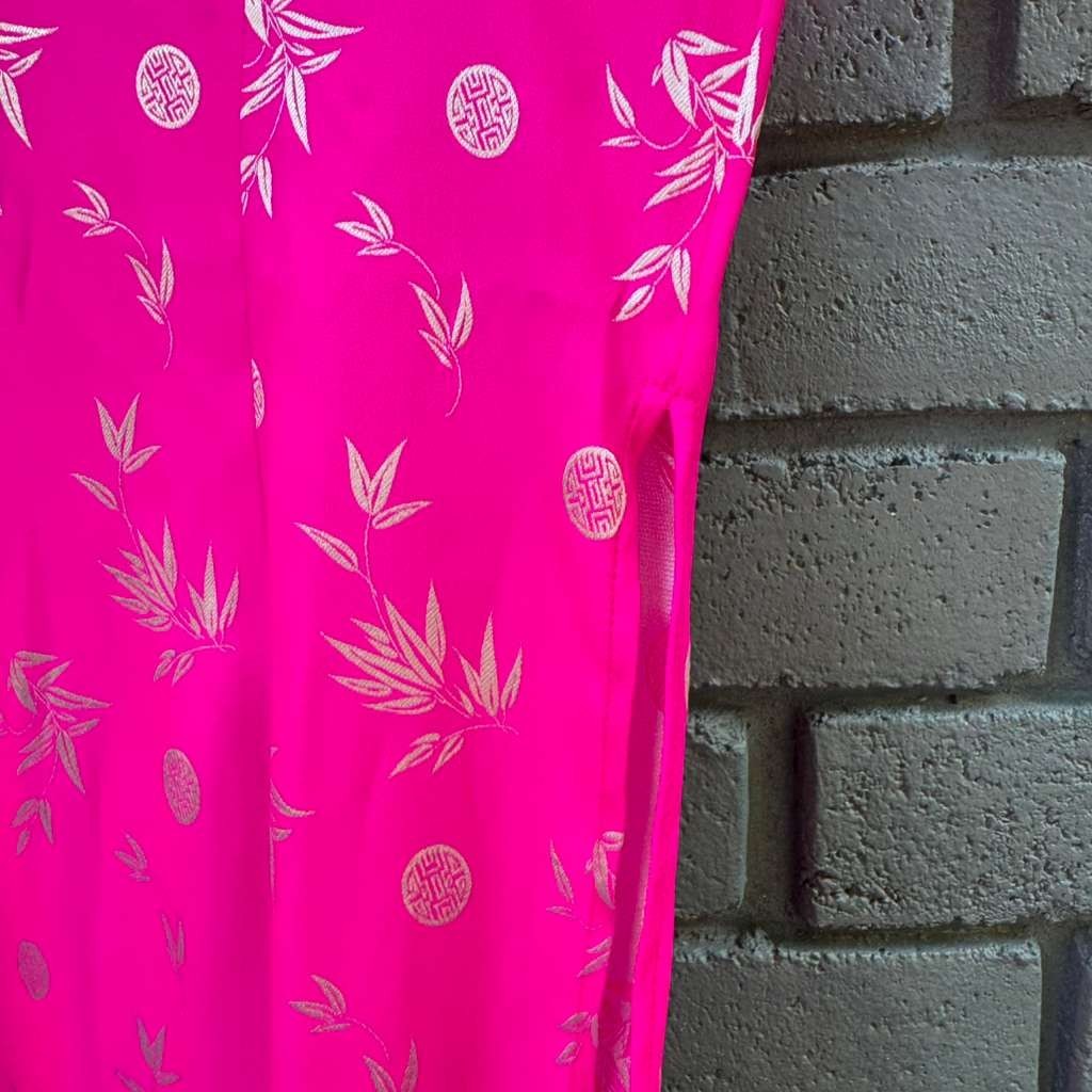 Vietnamese Traditional Dress kids Girls Be Gai Ao Dai TRE EM TET VIETNAM Pink 9