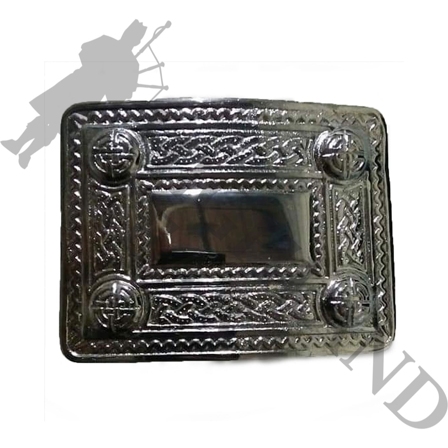 Scottish Kilt Leather Belt With Buckle- Traditional Highland Dress Accessory