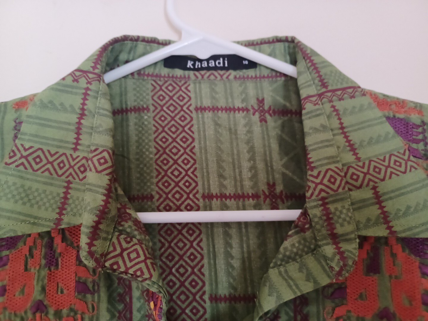 Khaadi Embroidered Stitched Shalwar Size 14 100% Cotton