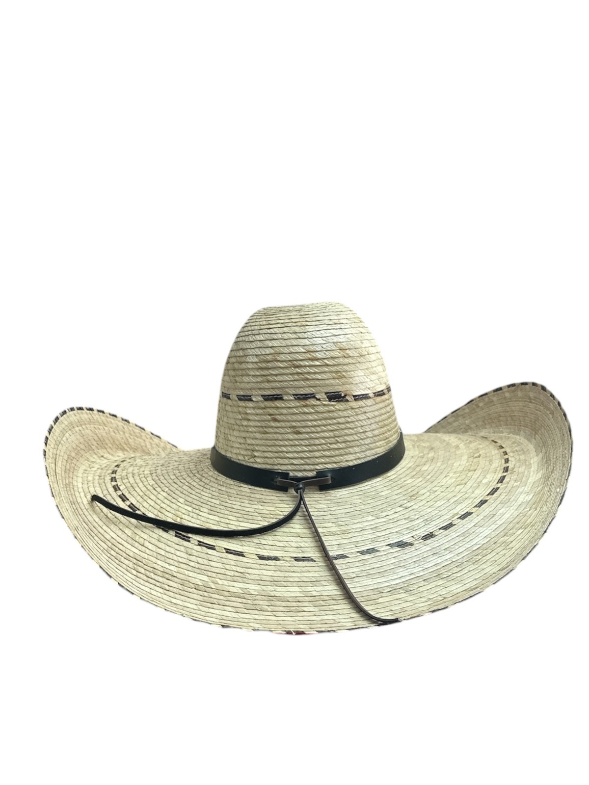MEXICAN PALM HAT , OUTDOOR ,SOMBRERO , SPEEDY GONZALES , ROUND , OUTLAW , NEW