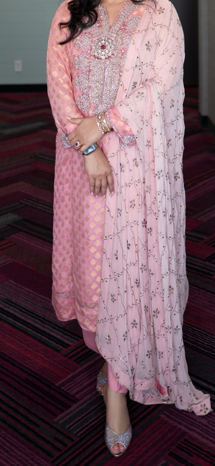 Custom Elan Farah Talib Aziz Suffuse Silk Hussain Rehar SALWAR KAMEEZ MARIA B