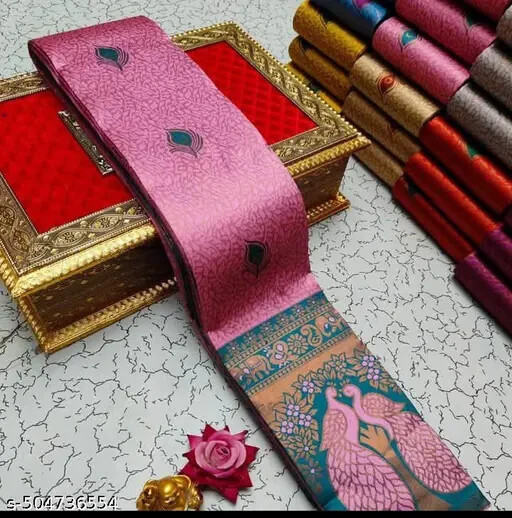 WOMEN’S BANARASI ARTSILK SAREE WITH UNSTITCHED BLOUSE PIECE