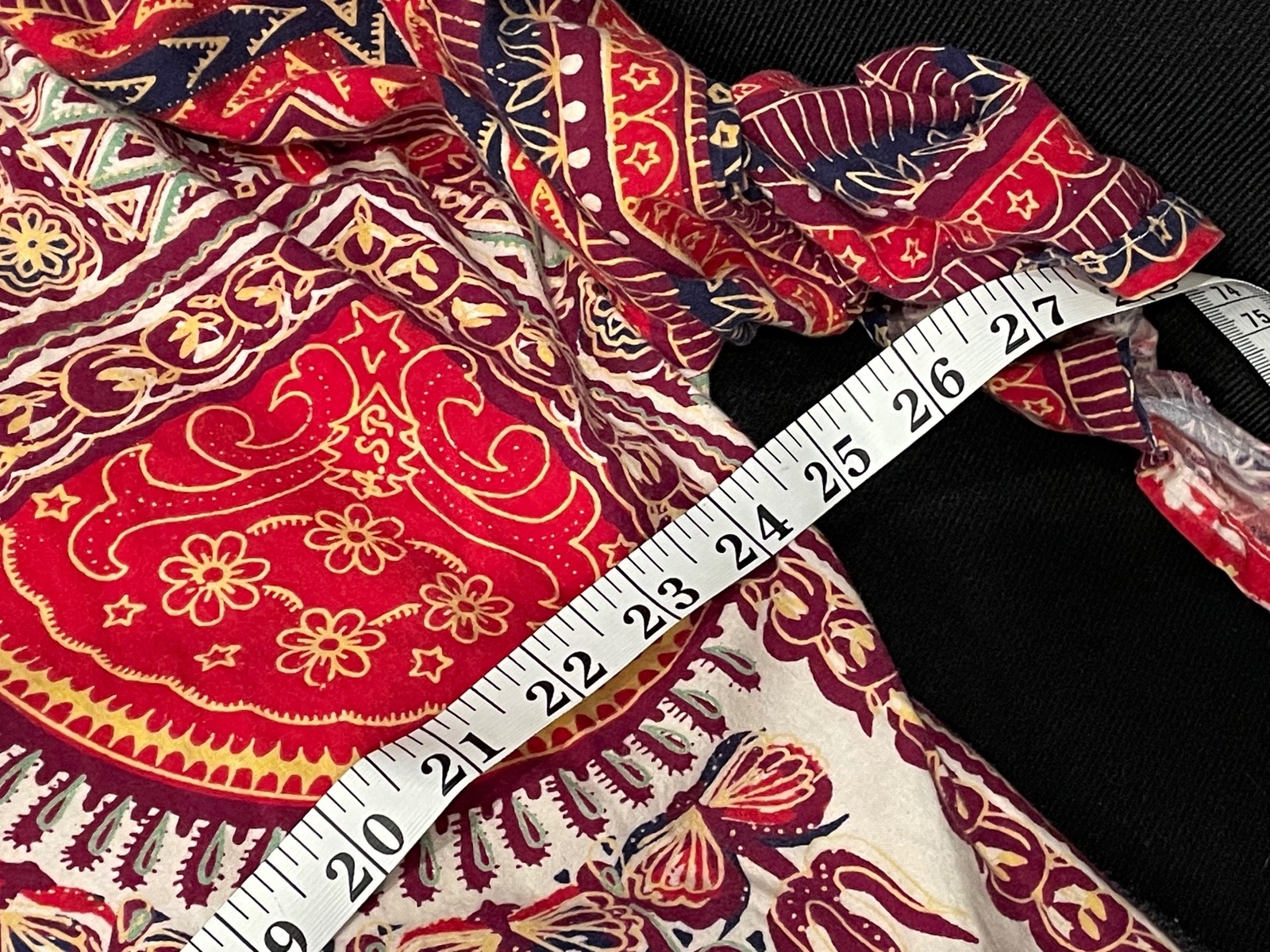 Unbranded Handmade Colorful Asymmetrical Sleeve Kaftan