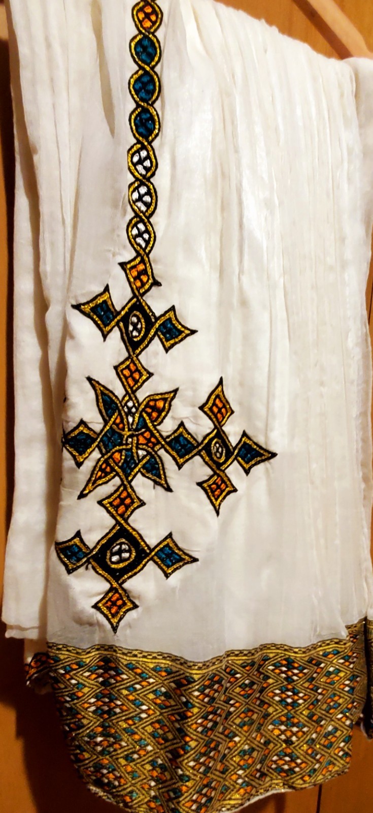 Beautiful Traditional Ethiopian & Eritrean Habesha Kemis – Women’s Size M