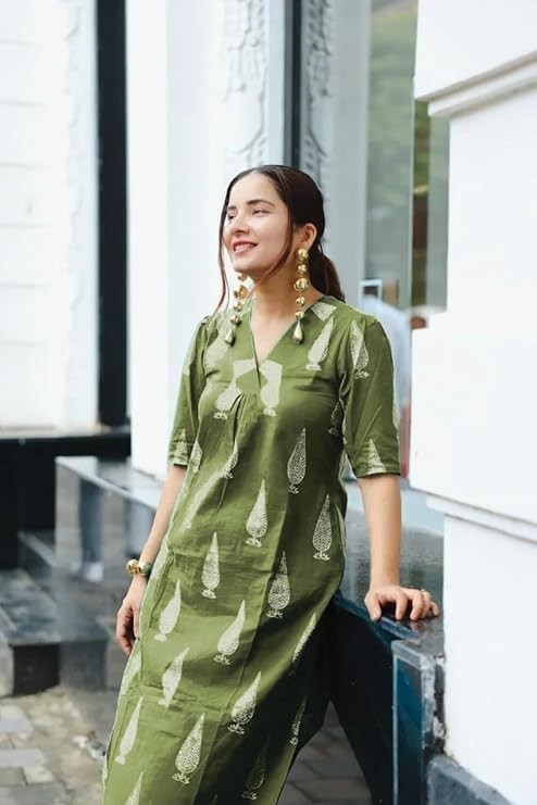 Women’s Kurta Set || Elegant Floral Suit Set for Women
