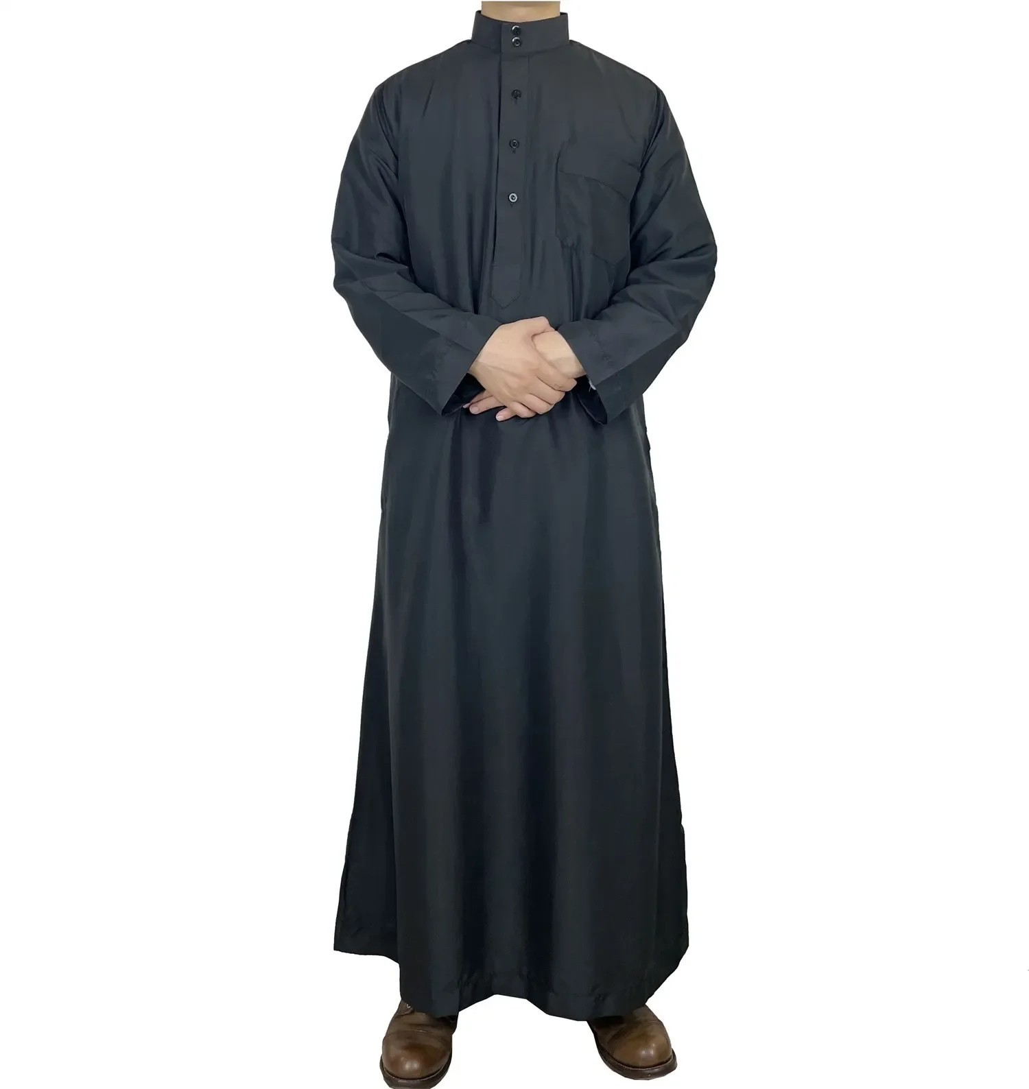Muslim Mo Men White Islam Jalabiya Thobe Arab Kurta Pajama Dubai Kaftan