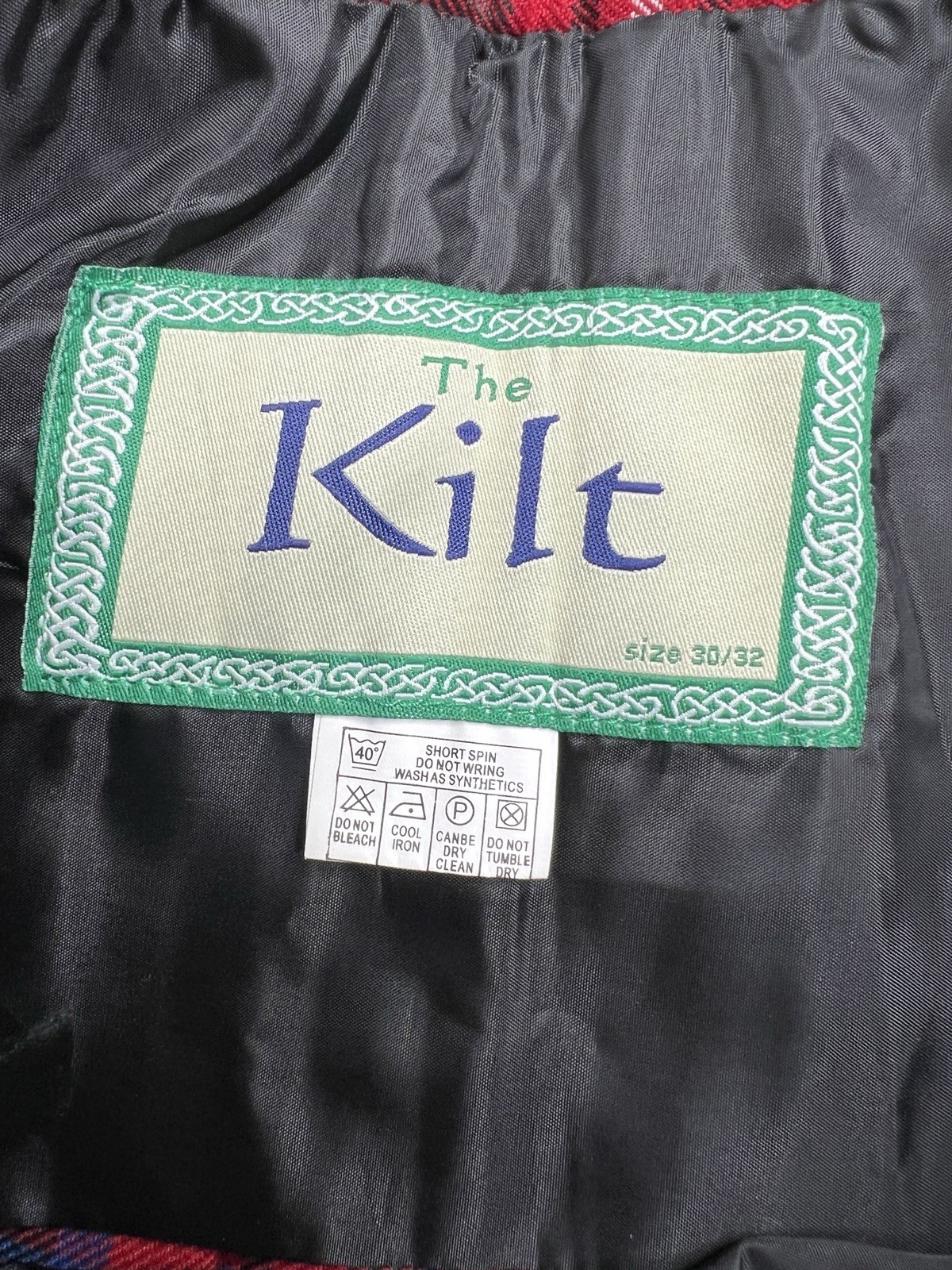 The Kilt Deluxe Kilt Royal Red Tartan Scotland Size 30/32