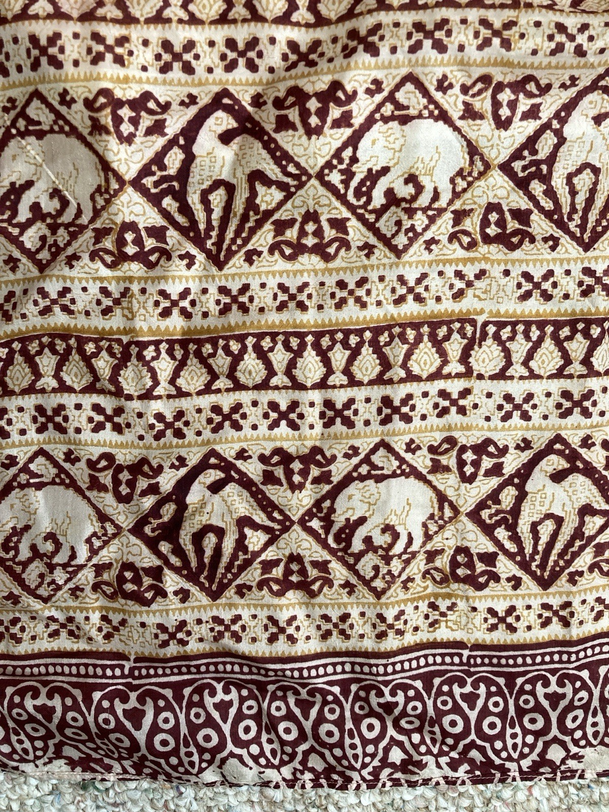 Indian Vintage Saree Traditional Used Craft Fabric Sewing Sari Curtain Drape 6YD