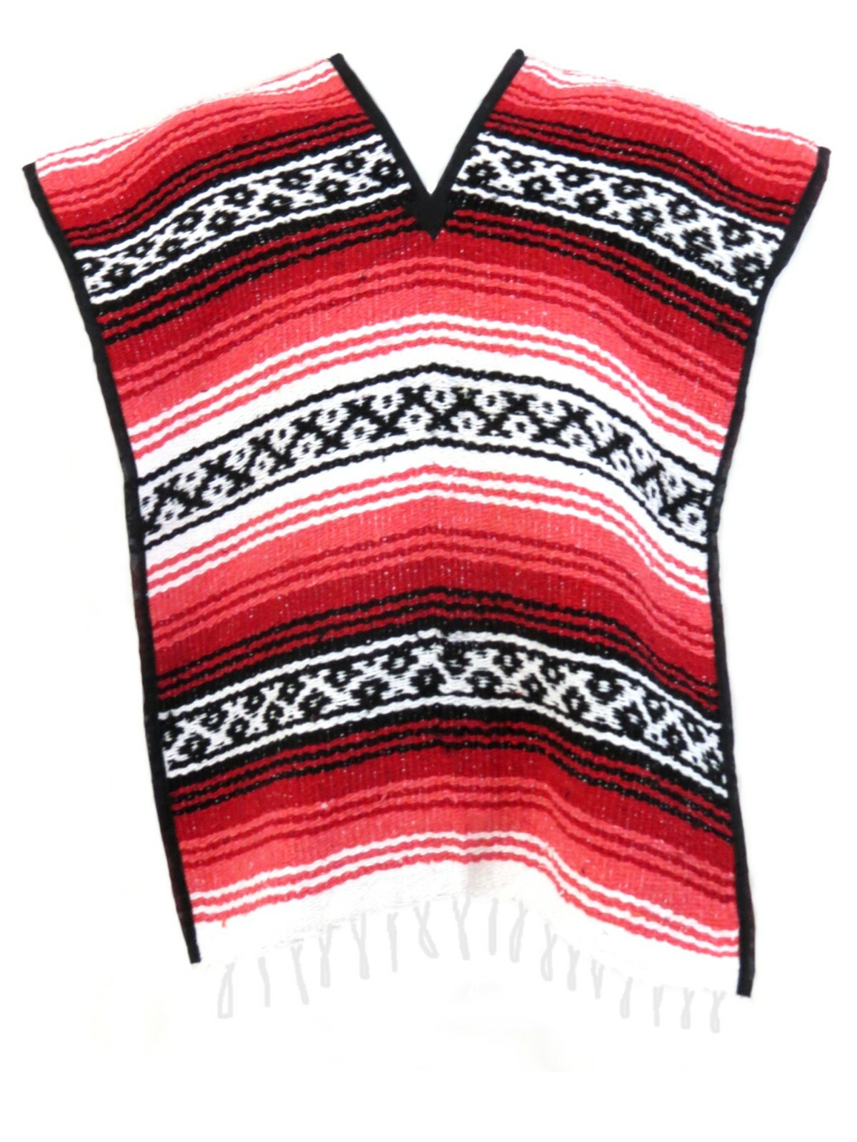 Kids Mexican Falsa Poncho Ages 8-12