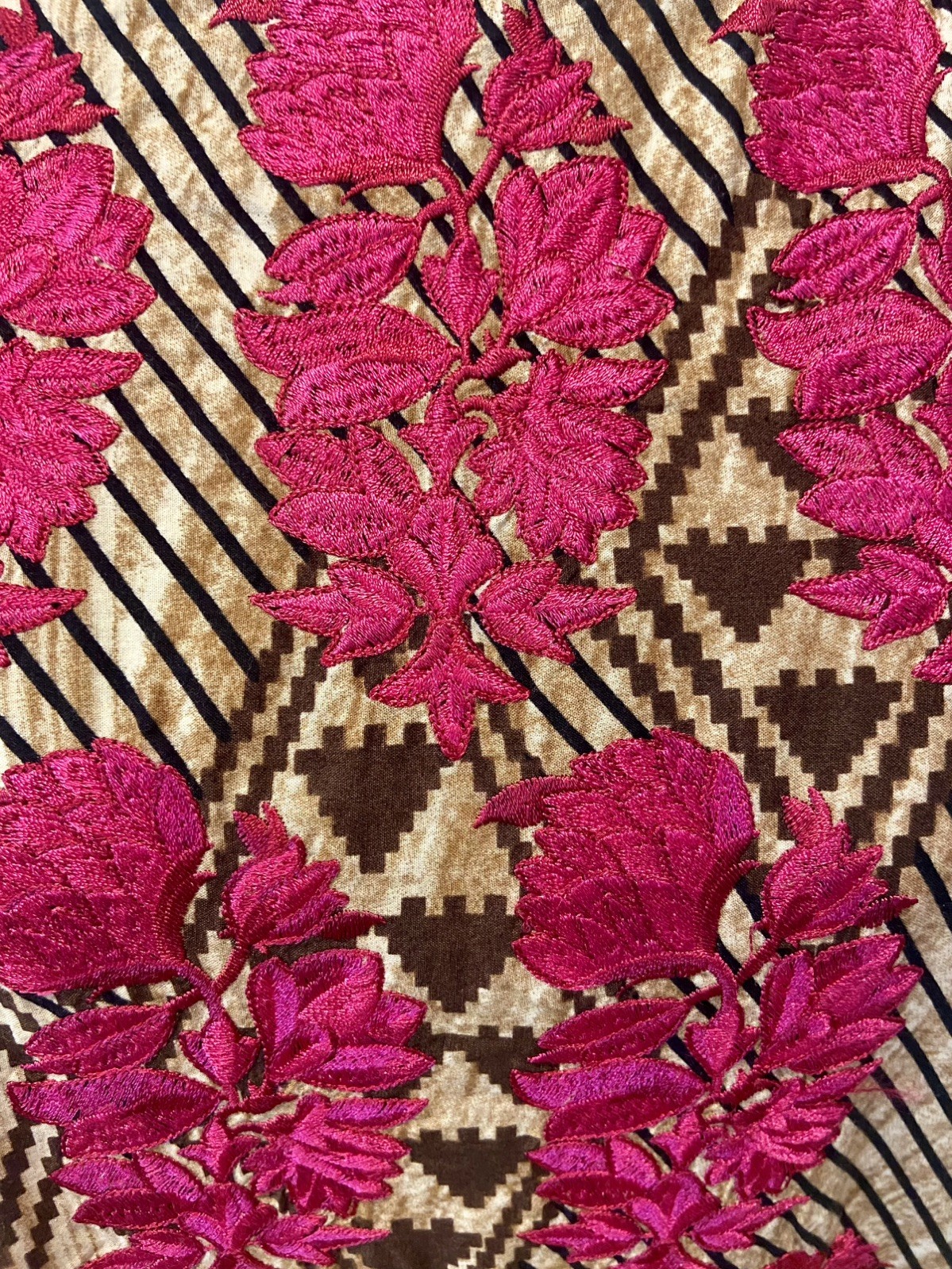 Khaadi Pret Cotton Lawn Kurta Women Kurti Dress Tunic Embroidered Ethnic Size 12
